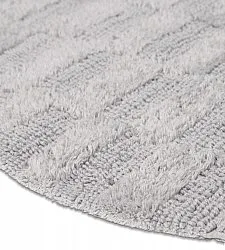 Tappeto da bagno ovale - Bevin (grigio chiaro)
