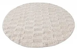 Tappeto da bagno rotondo - Bevin (bianco)