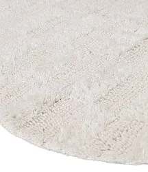 Tappeto da bagno rotondo - Bevin (bianco)