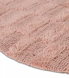 Tappeto da bagno rotondo - Bevin (rosa)