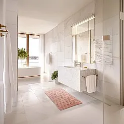 Tappeto da bagno - Bevin (rosa)