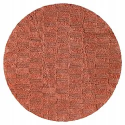 Tappeto da bagno rotondo - Bevin (terracotta)
