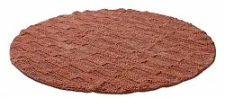 Tappeto da bagno rotondo - Bevin (terracotta)