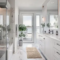 Tappeto da bagno - Embla (beige)