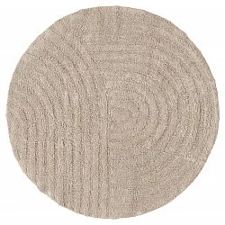 Tappeto da bagno rotondo - Embla (beige)