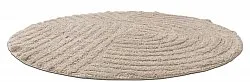 Tappeto da bagno rotondo - Embla (beige)