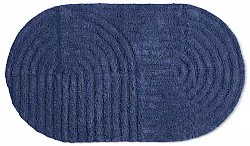 Tappeto da bagno ovale - Embla (blu)