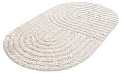 Tappeto da bagno ovale - Embla (bianco)