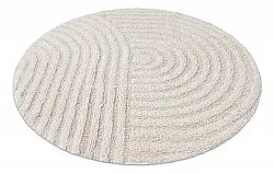 Tappeto da bagno rotondo - Embla (bianco)