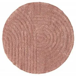Tappeto da bagno rotondo - Embla (rosa)