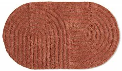 Tappeto da bagno ovale - Embla (terracotta)