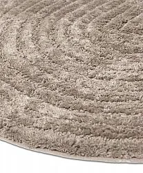 Tappeto da bagno ovale - Evena (beige)