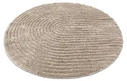 Tappeto da bagno rotondo - Evena (beige)