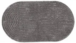 Tappeto da bagno ovale - Evena (grigio scuro)