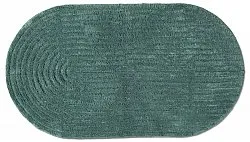 Tappeto da bagno ovale - Evena (verde scuro)