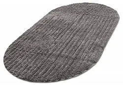 Tappeto da bagno ovale - Evena (grigio scuro)