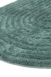 Tappeto da bagno ovale - Evena (verde scuro)