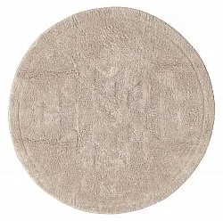 Tappeto da bagno rotondo - Gertie (beige)