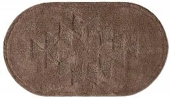 Tappeto da bagno ovale - Gertie (marrone)