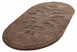Tappeto da bagno ovale - Gertie (marrone)