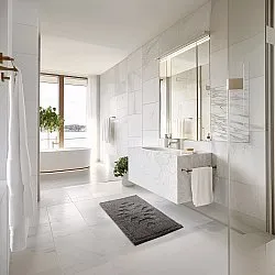 Tappeto da bagno - Gertie (grigio scuro)