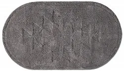 Tappeto da bagno ovale - Gertie (grigio scuro)