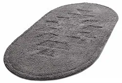 Tappeto da bagno ovale - Gertie (grigio scuro)