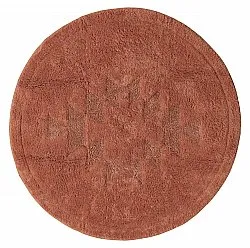 Tappeto da bagno rotondo - Gertie (terracotta)