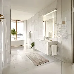 Tappeto da bagno - Nila (beige)