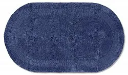 Tappeto da bagno ovale - Nila (blu)