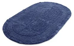 Tappeto da bagno ovale - Nila (blu)