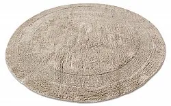 Tappeto da bagno rotondo - Nila (beige)