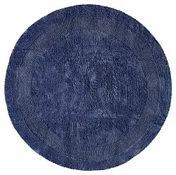 Tappeto da bagno rotondo - Nila (blu)
