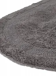 Tappeto da bagno ovale - Nila (grigio scuro)