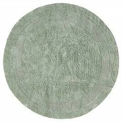 Tappeto da bagno rotondo - Nila (verde chiaro)