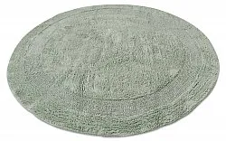 Tappeto da bagno rotondo - Nila (verde chiaro)