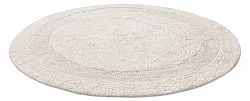 Tappeto da bagno rotondo - Nila (bianco)