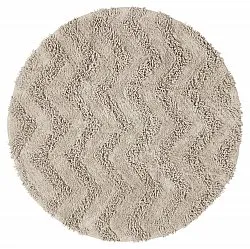Tappeto da bagno rotondo - Tressa (beige)
