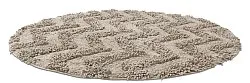 Tappeto da bagno rotondo - Tressa (beige)