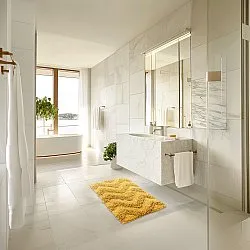 Tappeto da bagno - Tressa (giallo)