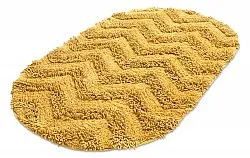 Tappeto da bagno ovale - Tressa (giallo)