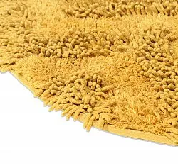 Tappeto da bagno rotondo - Tressa (giallo)