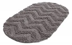 Tappeto da bagno ovale - Tressa (grigio scuro)