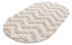 Tappeto da bagno ovale - Tressa (bianco)