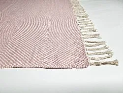 Tappeto Di Stracci - Barela (beige/rosa)