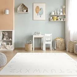 Tappeti per bambini - Alphabetic Border (bianco)