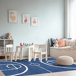 Tappeti per bambini - Basket (blu)