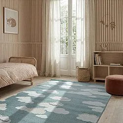 Tappeto per Bambini - Cloudy Sky (blu)
