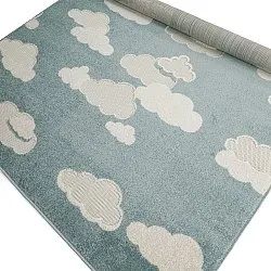 Tappeto per Bambini - Cloudy Sky (blu)