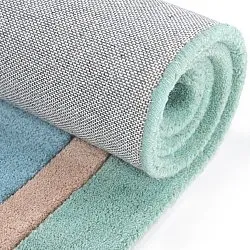 Tappeto per Bambini - Giraffe Hand Tufted Wool Premium (azzurro/multiplo)